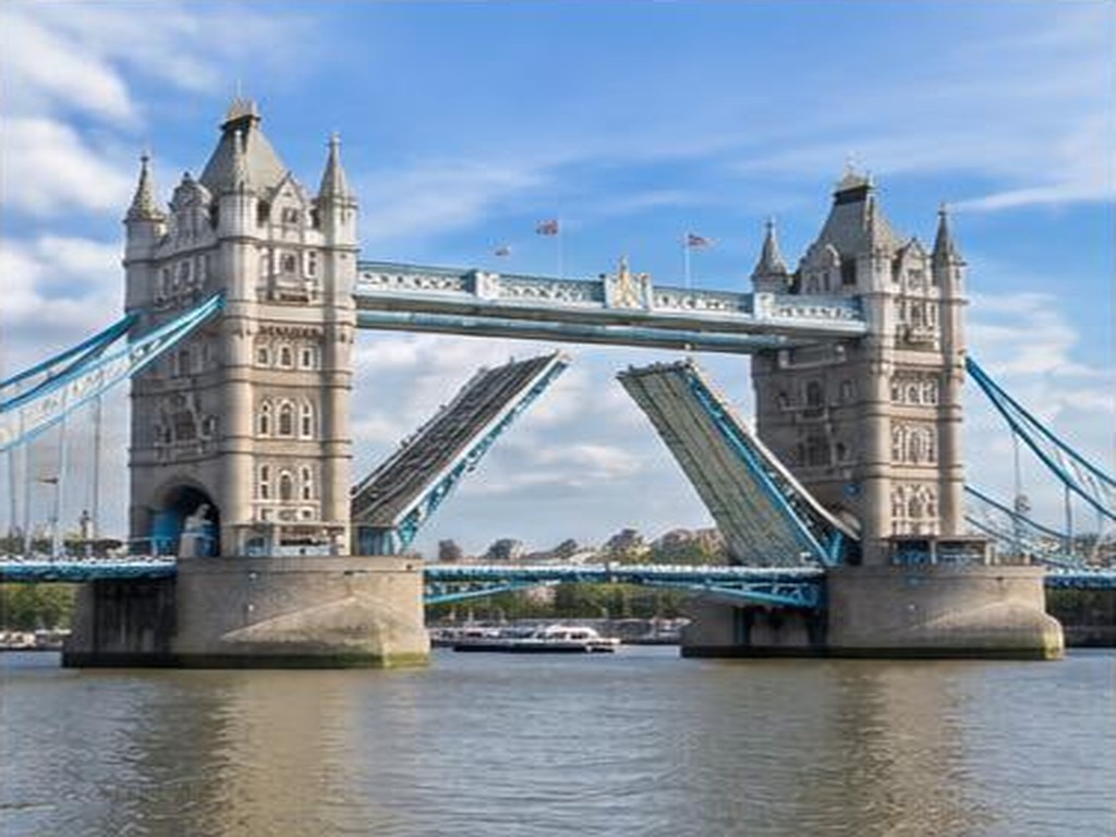 Tower Bridge over the River Thames in London